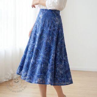 Bavlnená látka TIE DYE Chenille manon design B