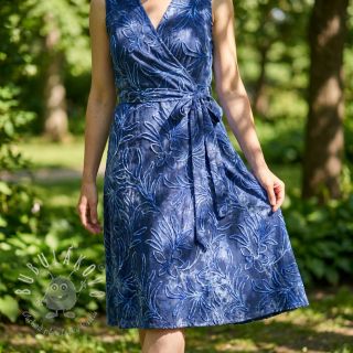 Bavlnená látka TIE DYE Chenille manon design B