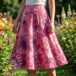 Bavlnená látka TIE DYE Chenille manon design C