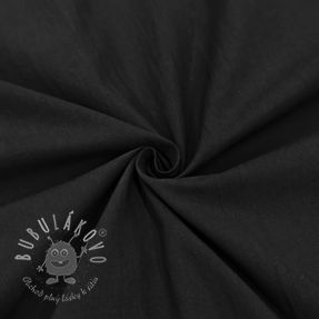 Bavlnená látka WASHED black