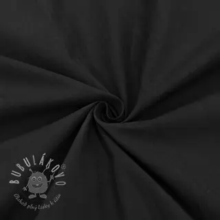 Bavlnená látka WASHED black