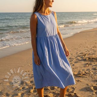 Bavlnená látka WASHED lavender