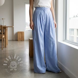 Bavlnená látka WASHED lavender