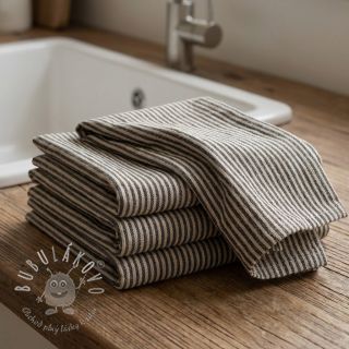 Dekoračná látka Simone lin noir