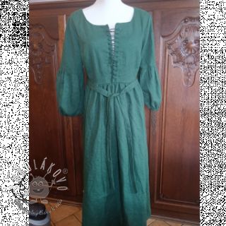 Ľan predpraný 170 g forest green