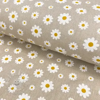 Dekoračná látka Linenlook Daisies