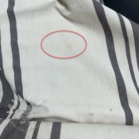 Dekoračná látka Bernadette stripe coffee II.trieda