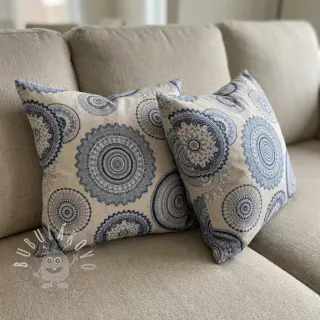 Dekoračná látka Linenlook premium Geometric mandala