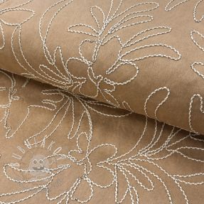Semiš Tape flower beige
