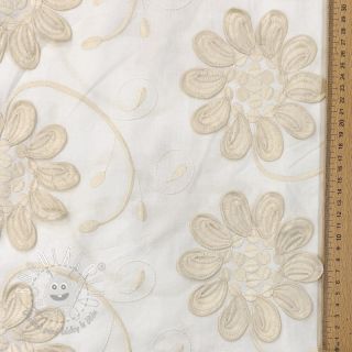 Bavlnená látka EMBROIDERY Bellagio cream