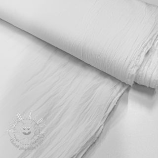 Bavlnená látka WASHED white