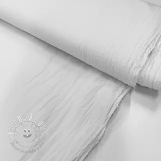 Bavlnená látka WASHED white