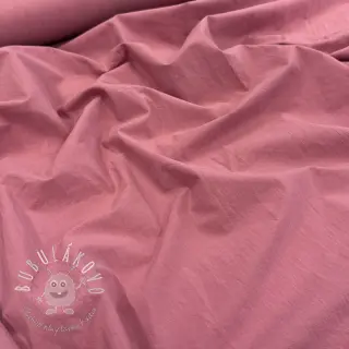 Bavlnená látka WASHED dark blush