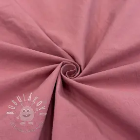 Bavlnená látka WASHED dark blush
