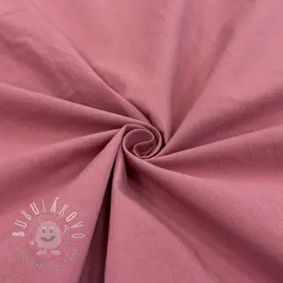 Bavlnená látka WASHED dark blush