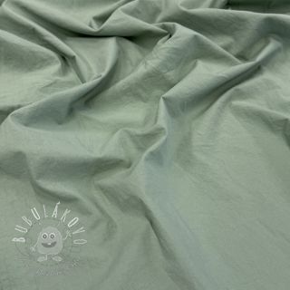 Bavlnená látka WASHED old green