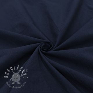 Bavlnená látka WASHED navy