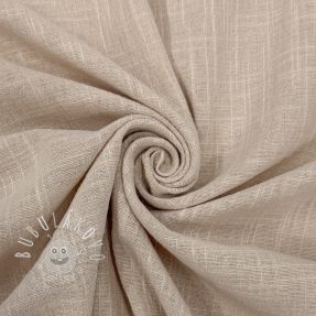 Bavlnená látka SLUB WASHED beige