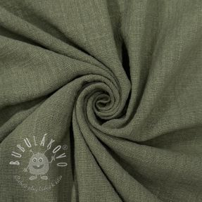 Bavlnená látka SLUB WASHED pickle