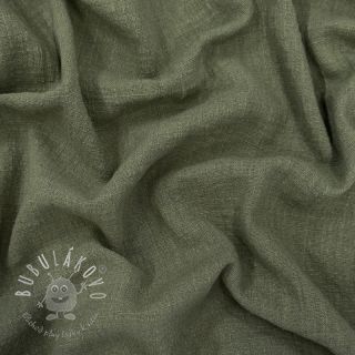 Bavlnená látka SLUB WASHED pickle