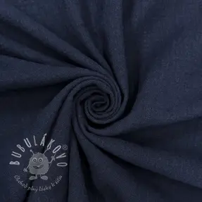 Bavlnená látka SLUB WASHED navy