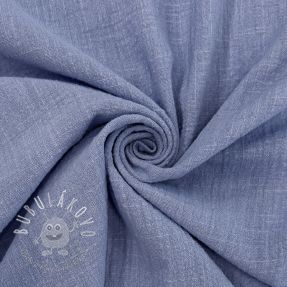 Bavlnená látka SLUB WASHED orchid