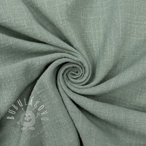 Bavlnená látka SLUB WASHED old green