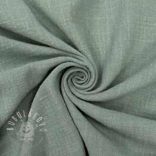 Bavlnená látka SLUB WASHED old green