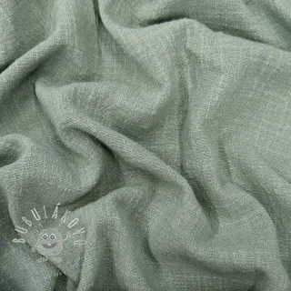 Bavlnená látka SLUB WASHED old green
