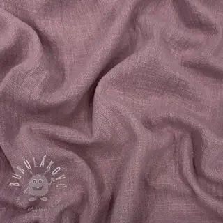 Bavlnená látka SLUB WASHED lavender