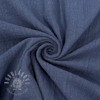 Bavlnená látka SLUB WASHED jeans
