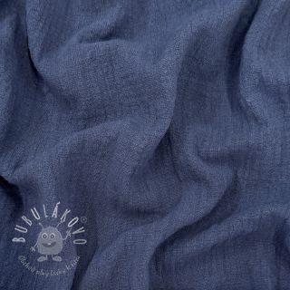 Bavlnená látka SLUB WASHED jeans