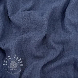 Bavlnená látka SLUB WASHED jeans