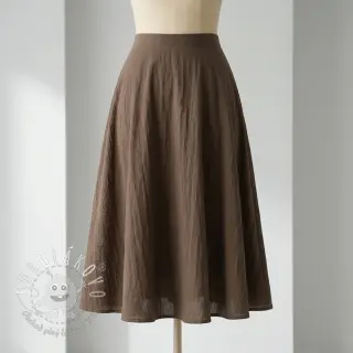 Bavlnená látka WASHED taupe