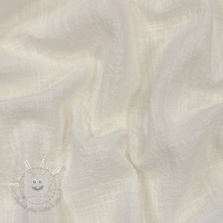 Bavlnená látka SLUB WASHED ecru