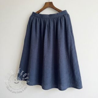 Bavlnená látka SLUB WASHED jeans