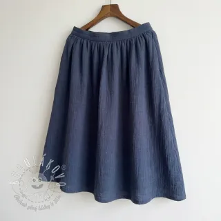 Bavlnená látka SLUB WASHED jeans