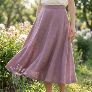 Bavlnená látka SLUB WASHED lavender