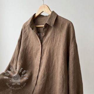 Bavlnená látka SLUB WASHED taupe