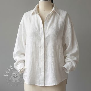 Bavlnená látka SLUB WASHED off white