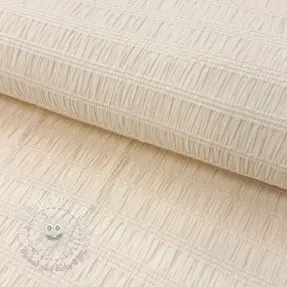 Viskóza CHENILLE JACQUARD ecru