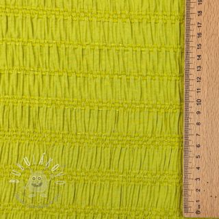 Viskóza CHENILLE JACQUARD lime