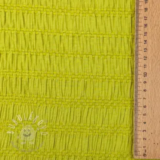 Viskóza CHENILLE JACQUARD lime