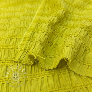 Viskóza CHENILLE JACQUARD lime