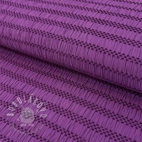 Viskóza CHENILLE JACQUARD cerise