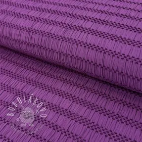 Viskóza CHENILLE JACQUARD cerise