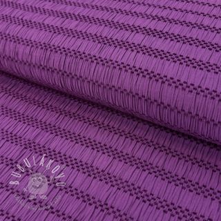 Viskóza CHENILLE JACQUARD cerise