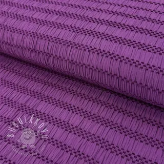 Viskóza CHENILLE JACQUARD cerise