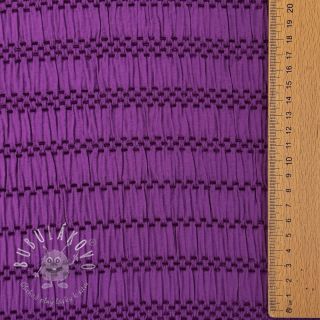 Viskóza CHENILLE JACQUARD cerise