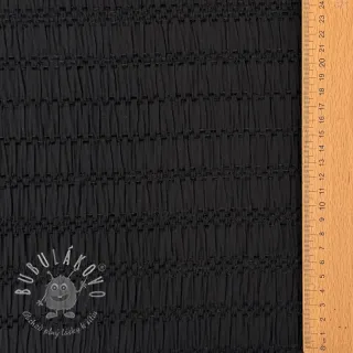 Viskóza CHENILLE JACQUARD black